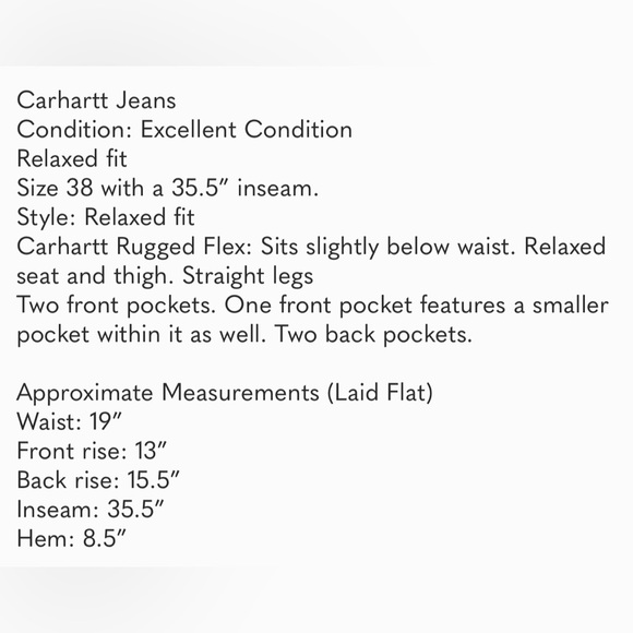 Carhartt jeans - Picture 2 of 11